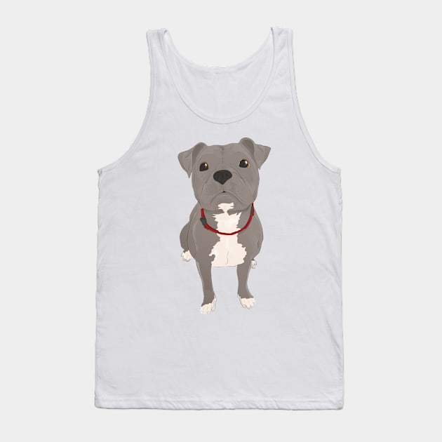 Mila the Pup Tank Top by ThunderCrafts